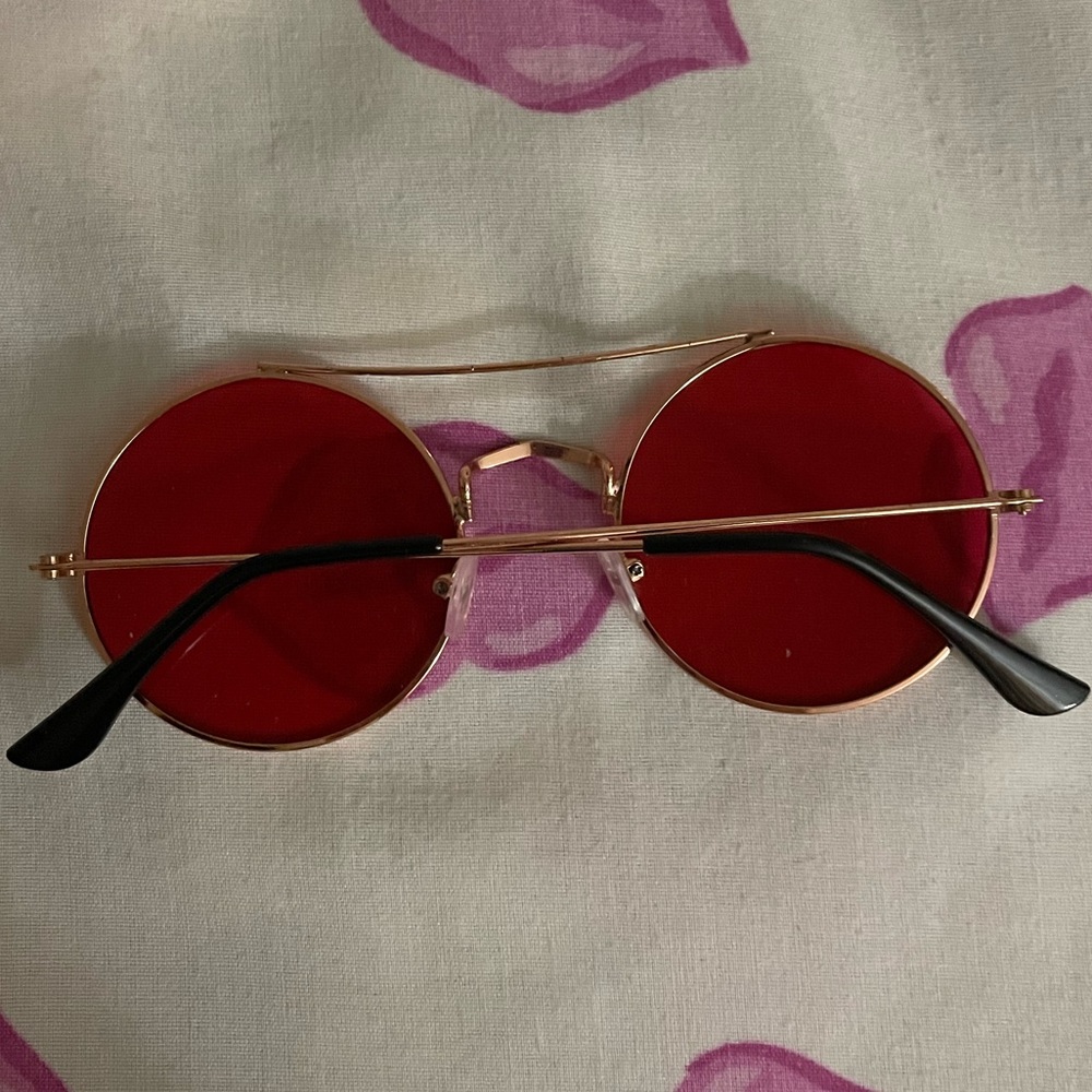 Red orange sunglasses - Picture 2 of 2